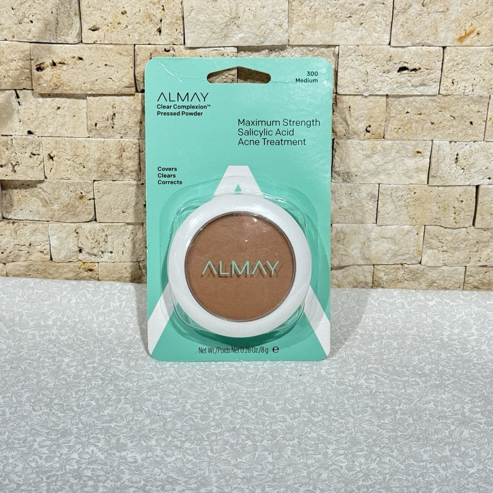 Almay Clear Complexion Pressed Powder 300 Medium Sealed‎